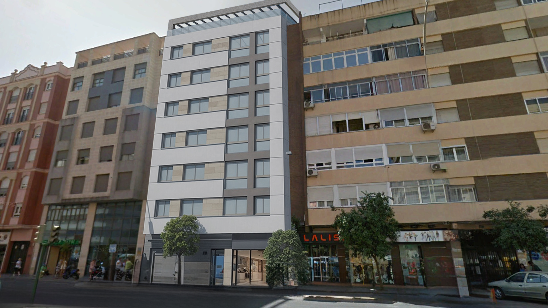 MONTAJE EDIFICIO PLURIFAMILIAR AVDA MEDINA AZAHARA